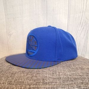 Mitchell & Ness Golden State Warriors Snapback Hat, Blue
